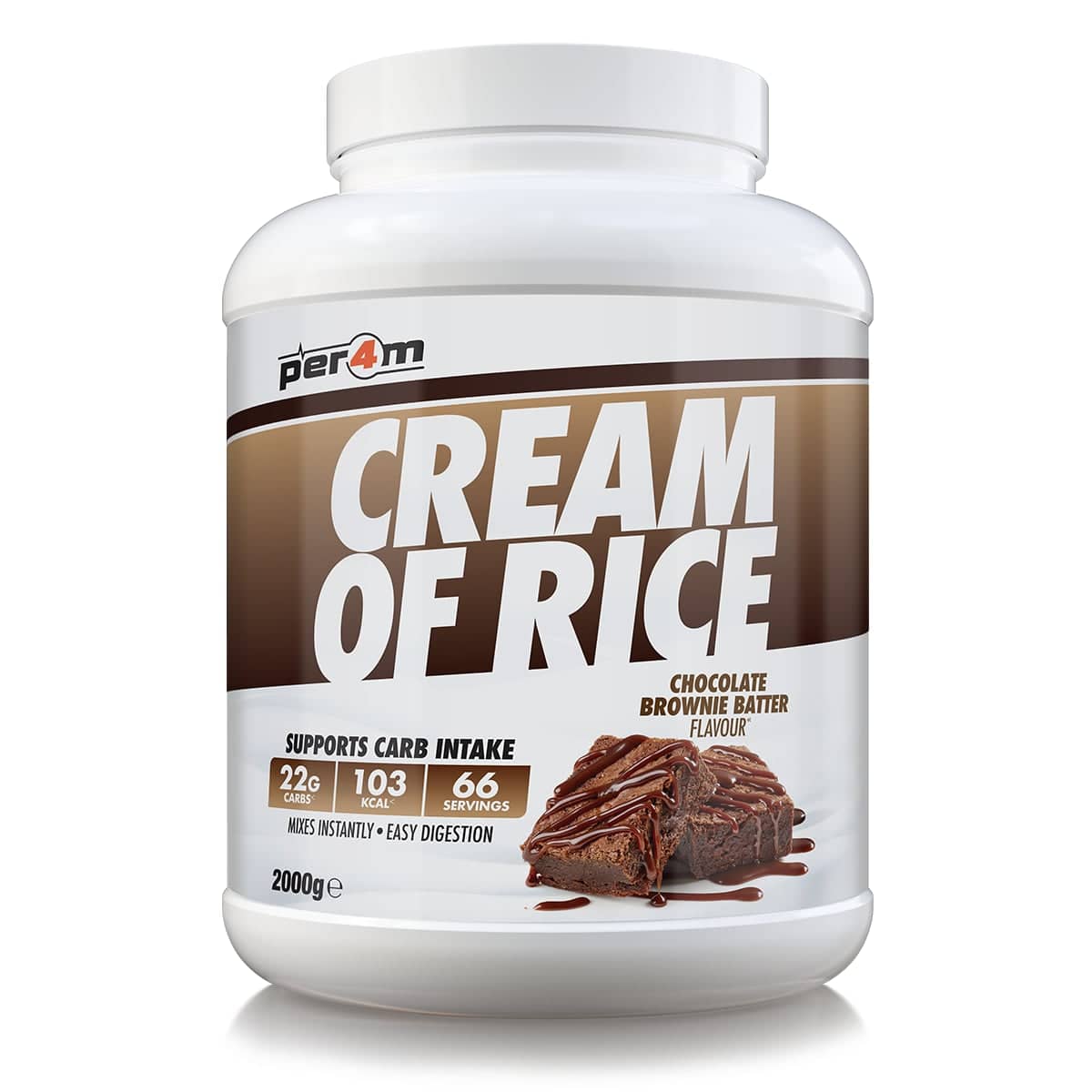 Per4m Cream Of Rice 2kg (Chocolate Brownie Batter)